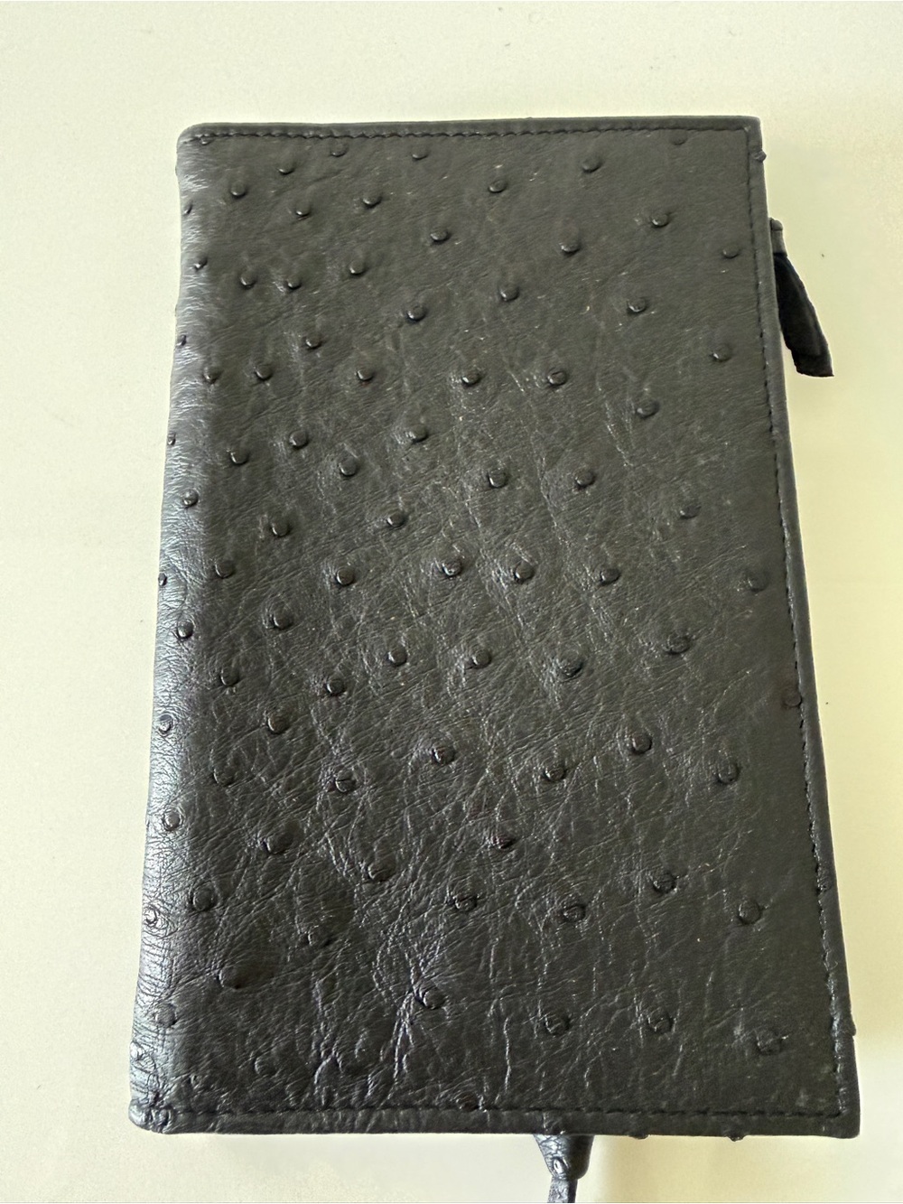 $ 345 ALICIA KLEIN Tour One Wallet  Ostrich Travel Wallet Passport Holder